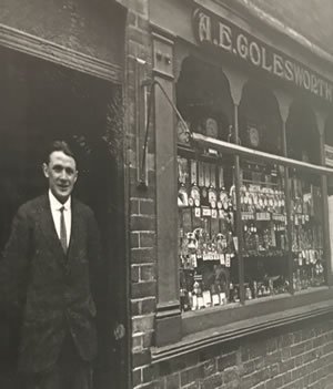 Arthur Goldsworthy, who opened the original jewellery shop in Ottery St Mary in 1918.
